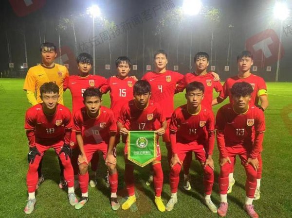 U16国少香河封训热身大捷印度 李铖2球张伯霖破门