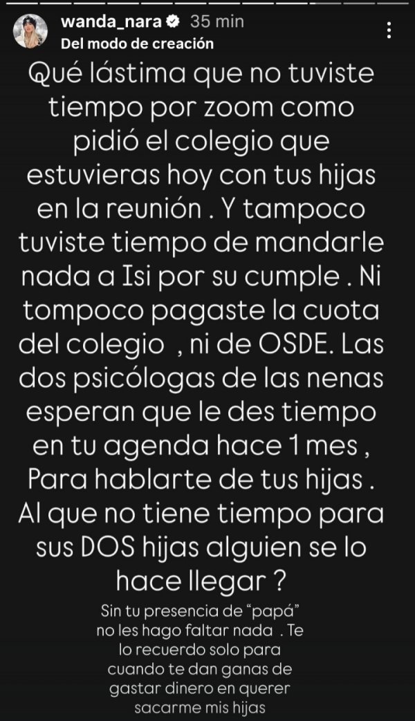 旺达怒喷伊卡尔迪：不去家长会、不给犬子交膏火和保障、生辰不去