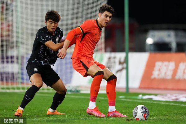 爆冷韩国！拜合拉木双响 U22国足2比0韩国U22登顶熊猫杯积分榜